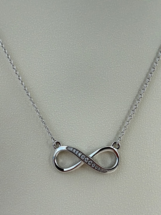 Jewelry - S925 Moissanite Diamond Infinite Love Pendant Necklace